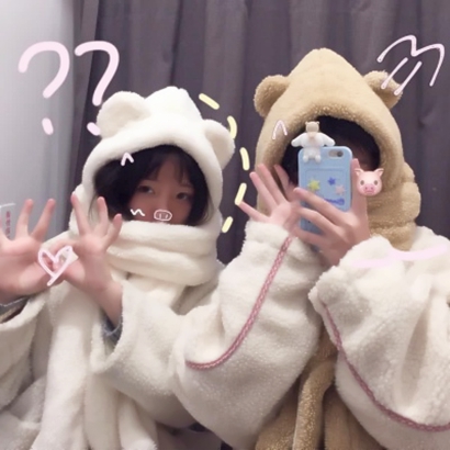 16张高清可爱女生闺蜜头像网图分享