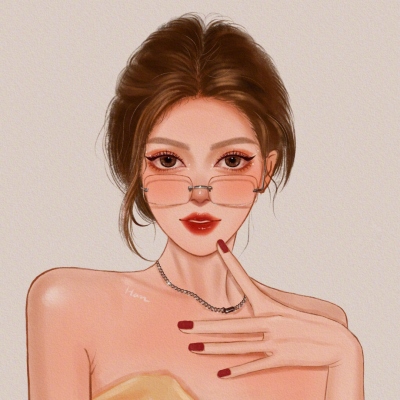 9张ins风高级质感手绘高冷气质女生头像