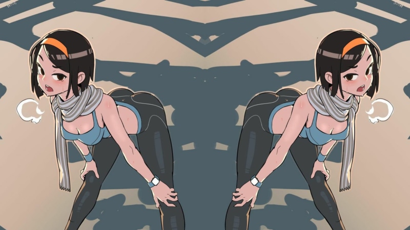 金发军装佩剑女战士壁纸