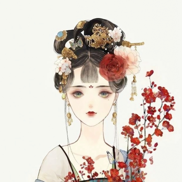 微信古风动漫女生头像来啦！9张高清唯美古风卡通头像等你用