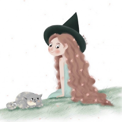 8张高清手绘小巫女头像 动漫风唯美女生头像