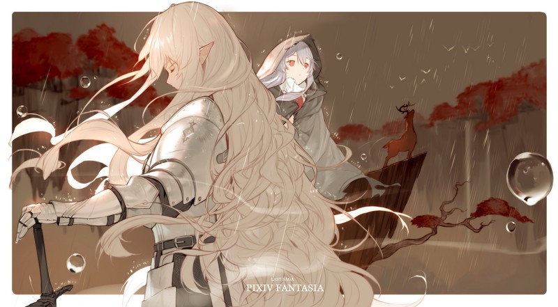 Pixiv Fantasia 二次元少女壁纸合集
