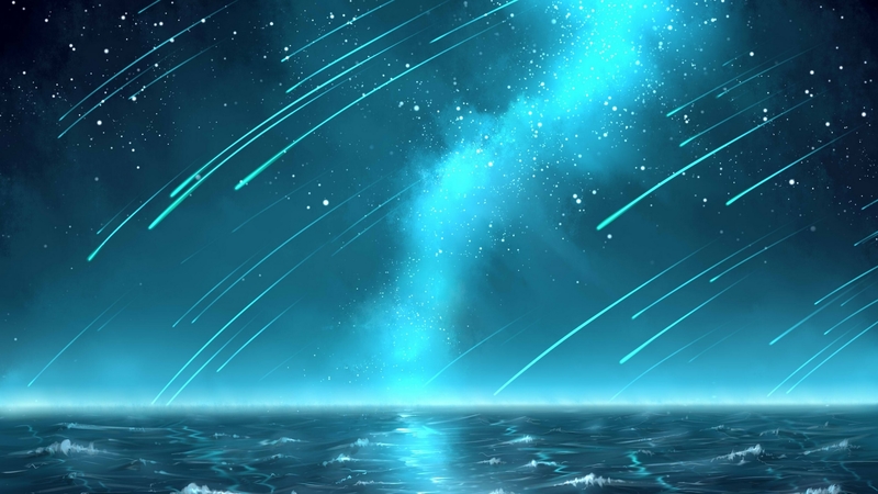 绝美蓝调动漫壁纸合集 梦幻星空海洋氛围感拉满