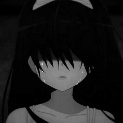 超带感！11张高清暗黑丧系动漫女生头像