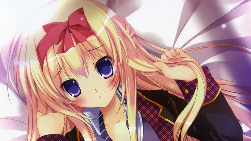 软妹长发制服壁纸合集