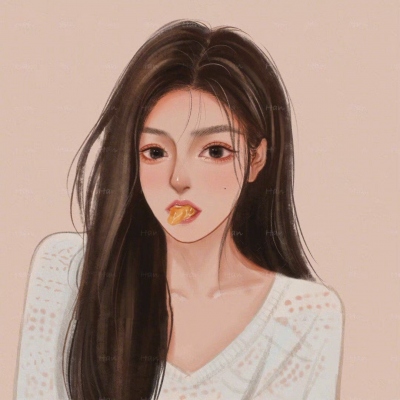 9张ins风高级质感手绘高冷气质女生头像