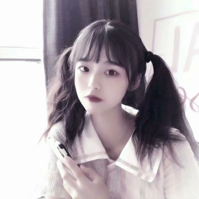 女生双马尾真人萝莉高清头像 共36组可用