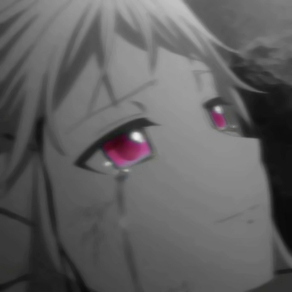 24张黑白丧系二次元女生头像 自带伤感氛围感的动漫女头合集