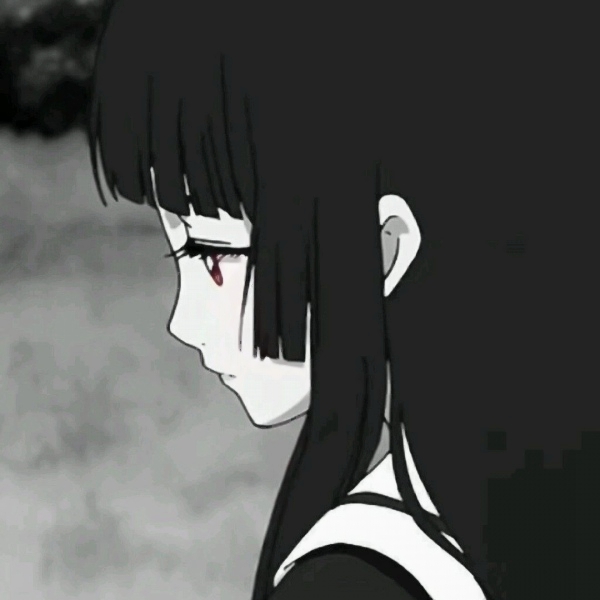 14张高清动漫伤感丧系女生头像合集