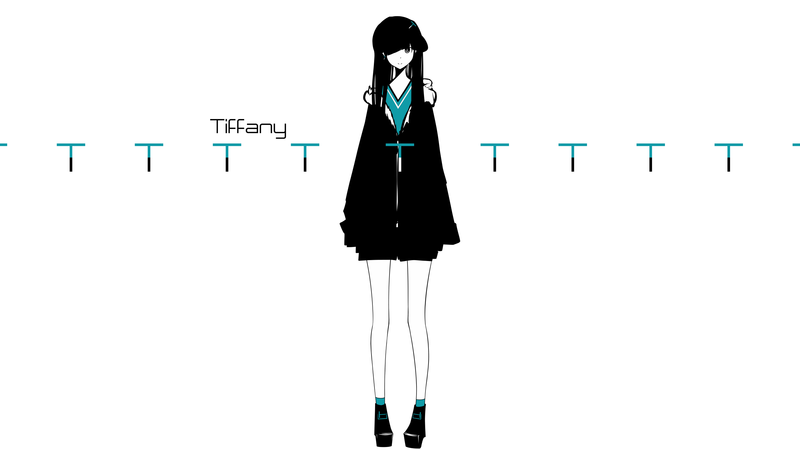 多款二次元少女壁纸 简约背景 原创角色