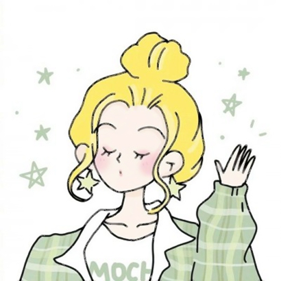 8张清新绿色系二次元少女头像 适合女生用的高清头像图