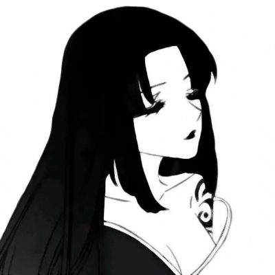 20张霸气高冷黑白动漫女生头像 高清无水印合集