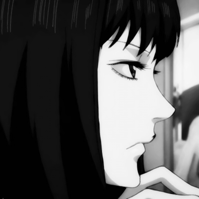 21张高清黑白丧系动漫女头 适合女生用的伤感头像合集