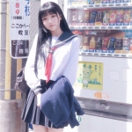 23张超可爱JK制服女生头像 高清好看又软萌