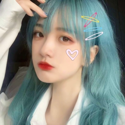 霸气染发电女生QQ头像 高清好看的9张合集