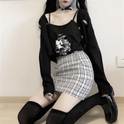 酷野风格女头部位图 10张高清不露脸素材