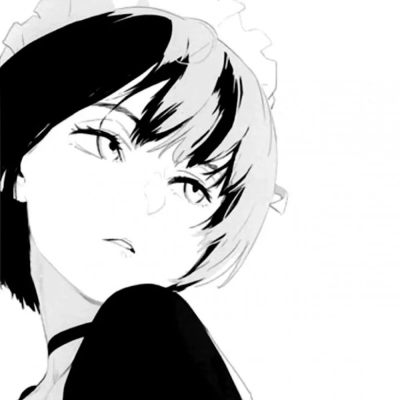 14张黑白漫画风动漫女生头像 质感拉满