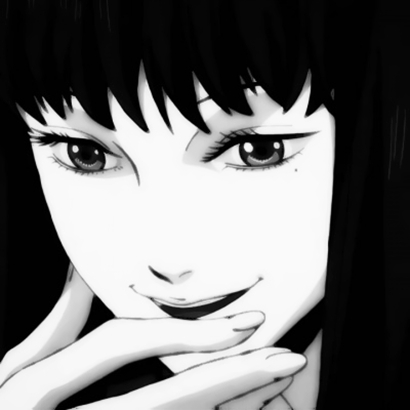 21张高清黑白丧系动漫女头 适合女生用的伤感头像合集