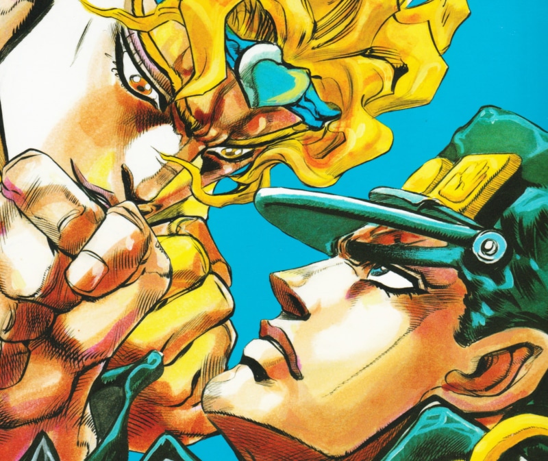 JOJO的奇妙冒险高清壁纸：空条承太郎vs迪奥布兰度