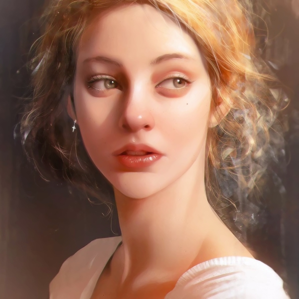 超带感！9张高清精致高冷霸气手绘女生头像