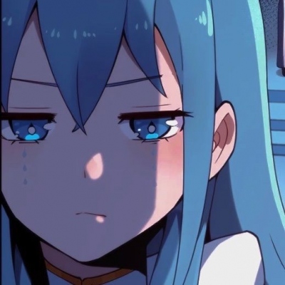 7张超好看的蓝色系二次元女生头像合集