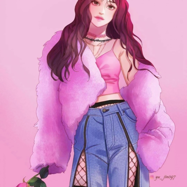 9张超好看的女生手绘头像合集