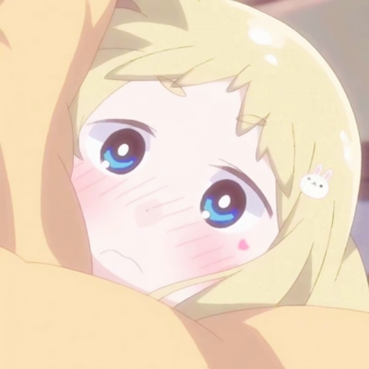 19张高清可爱二次元女生脸红头像 动漫少女害羞神态头像合集