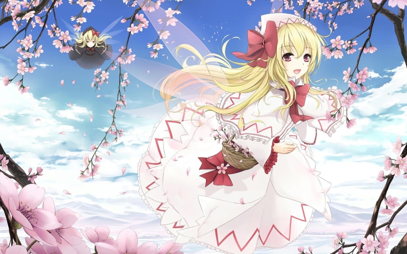 日系二次元花仙少女壁纸合集