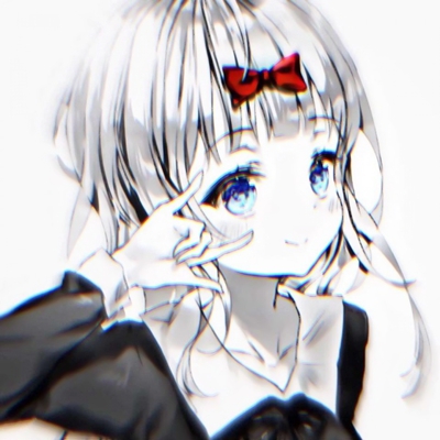 女生丧系黑白动漫头像合集，16张高清酷感头像直接抱走