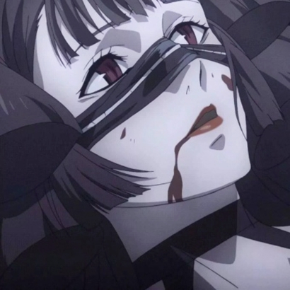 11张超丧黑白动漫女头 自带氛围感的暗黑忧郁头像