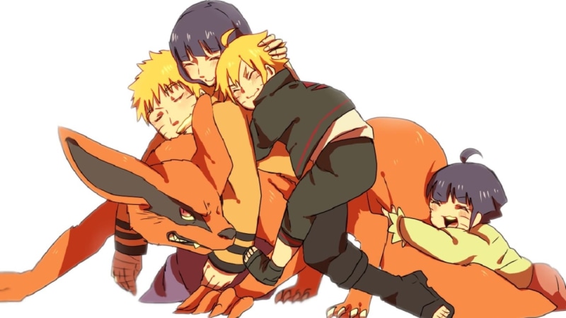 火影忍者系列高清壁纸 鸣人一家颜值拉满