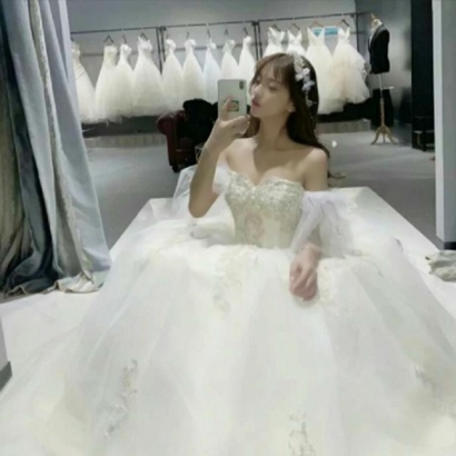 19张高清白色婚纱女生头像 氛围感拉满