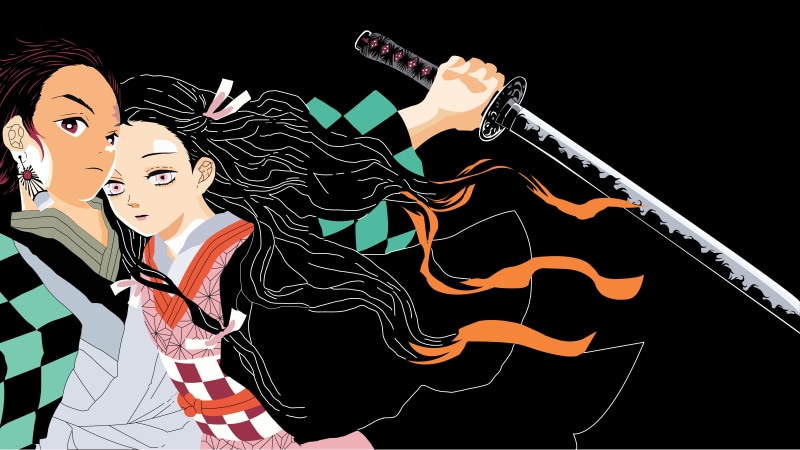 《鬼灭之刃》高清壁纸合集 炭治郎祢豆子义勇都有