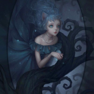 暗黑哥特风动漫女生头像来啦！24张高清唯美暗黑系图包