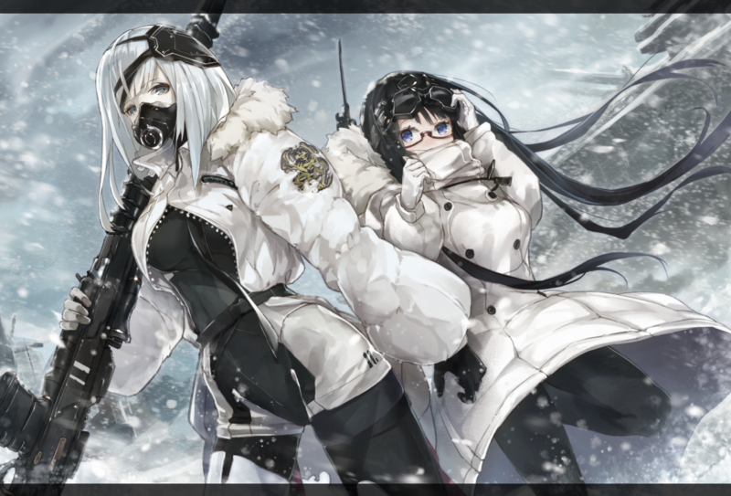 二次元少女壁纸合集 好看的动漫女孩壁纸 少女前线 少女与战车 少女骑士物语