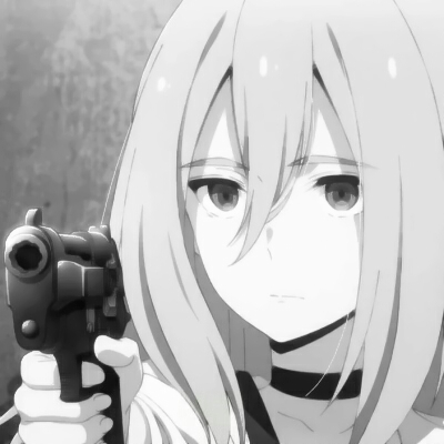 20张霸气高冷黑白动漫女生头像 高清无水印合集