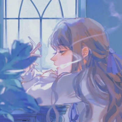 最新！9张女生冷漠伤感丧系动漫头像