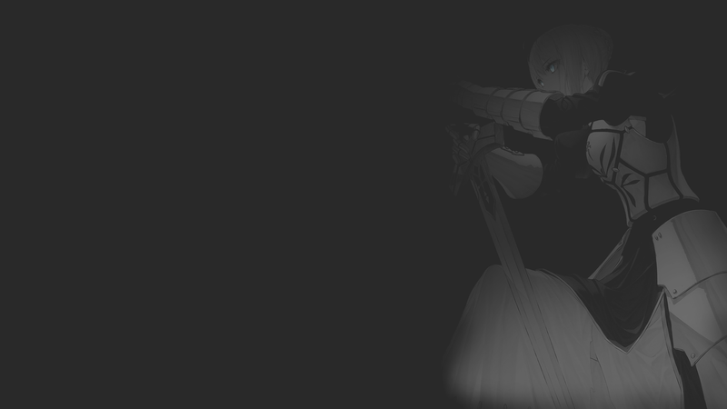 阿尔托莉雅主题黑白插画壁纸合集