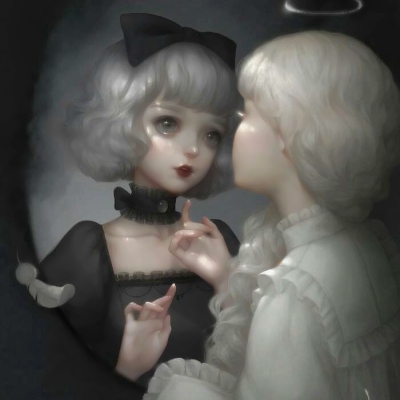 暗黑哥特风动漫女生头像来啦！24张高清唯美暗黑系图包