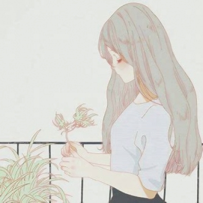 22张动漫女生背影侧脸头像，风格各有不同，适合当QQ头像