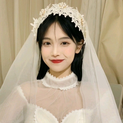 9张超清新的真人女生婚纱头像，快存起来当头像