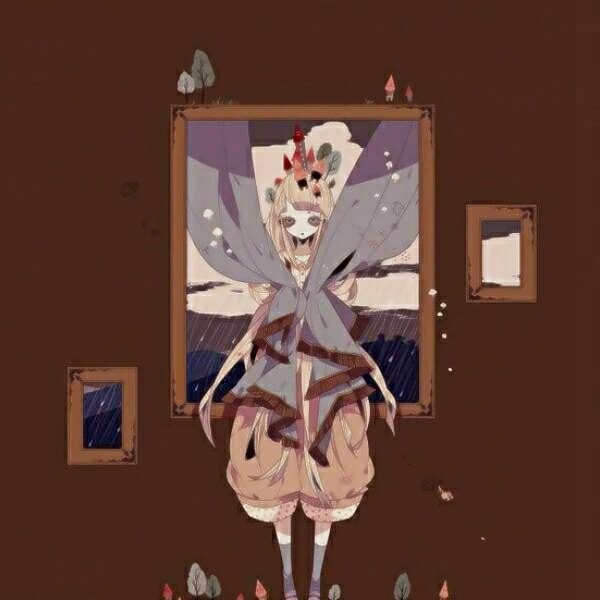 冷酷暗黑风动漫女生头像 26张超高清阴森诡异风格图