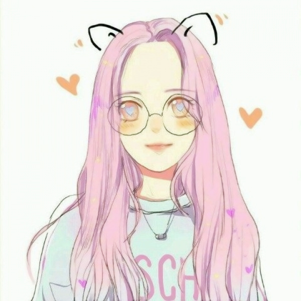 戳中少女心！9张粉色系动漫女生头像合集