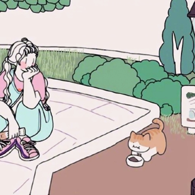 9张软萌女生日常动漫头像，治愈感拉满的插画头像合集