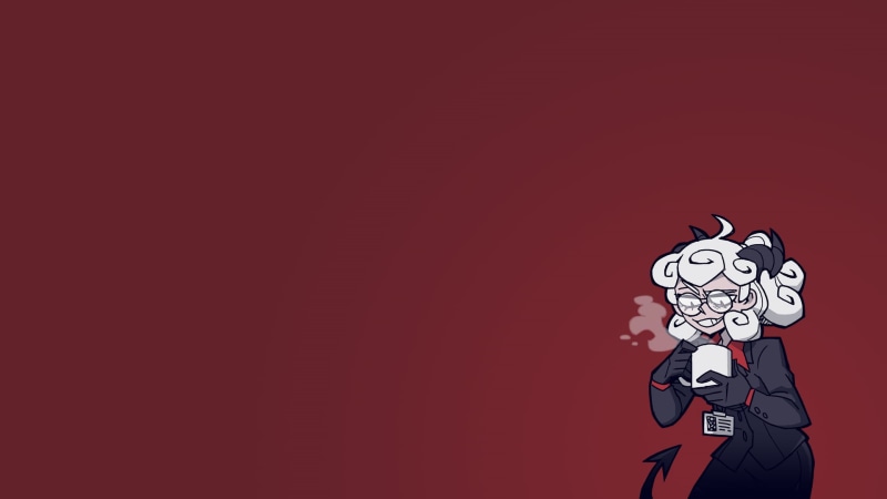 《Helltaker同人恶魔少女壁纸合集 红眸金发吸睛拉满》