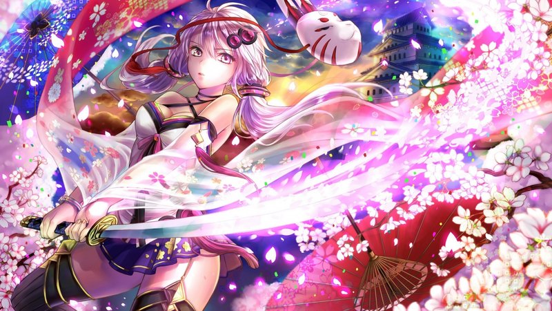 刀剑神域主题壁纸：VOCALOID、音乐与刀剑燃爽联动