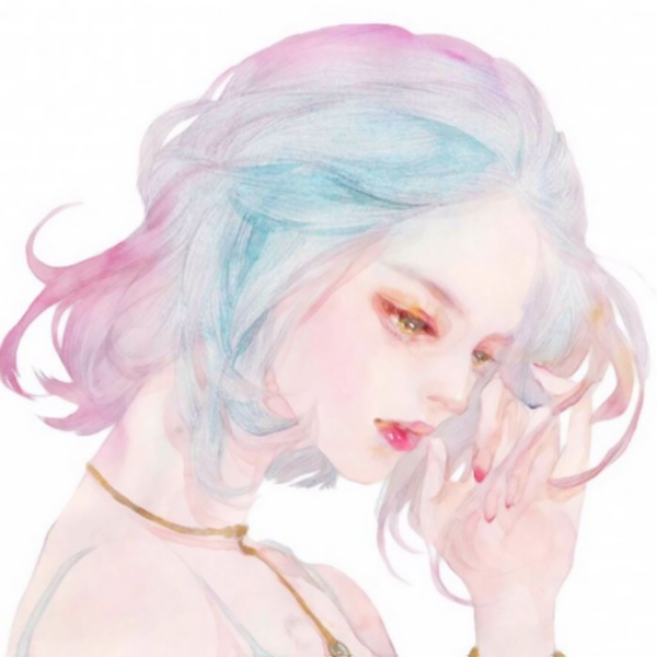 7张超清手绘彩绘女生头像 收藏级头像大图合集