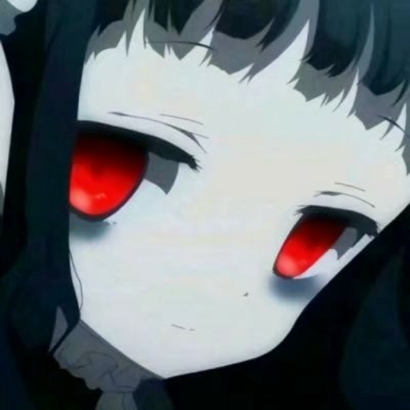 13张暗黑系带血动漫女生头像 冷酷吓人风格