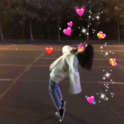 超甜发射爱心闺蜜头像 一对两张高清图来啦