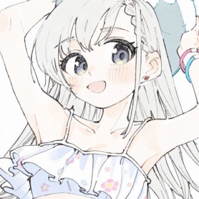 11张浅色系动漫女生头像 简约又可爱